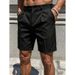 Men's Clothing Men's Summer Solid Color Casual Shorts Quick Drying Slim Fit Business Five Point Pants For Formal & Casual_viptrois.com