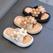 Girls' Summer Sandals - Non-Slip Soft Sole Flower Design Beach Sandals For Toddler To Big Kids, Mother-Daughter Matching_viptrois.com