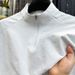 Two Trees Men's Long Sleeve T-Shirt Autumn Thin Top Sports Thin Breathable Top Half Zipper Sweater Trendy Men_viptrois.com