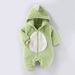 Mother & Kids Jumpsuit Baby Winter Romper With Hood Soft Fleece-Lined One-Piece Outfit For Newborns & Infants (0-12M) – Cozy Animal-Themed Designs_viptrois.com
