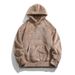 Unisex Oversized Hooded Fleece Sweatshirt - Winter Cozy Pullover With Kangaroo Pocket, Soft Polar Fleece, Retro Loungewear For Men & Women (Black,_viptrois.com