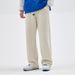 Men's Clothing Men's Casual Pants Men's Autumn Vertical Cotton Velvet Trousers Trendy Brand Ins Loose All Match Straight Wide Leg Sports Pants_viptrois.com