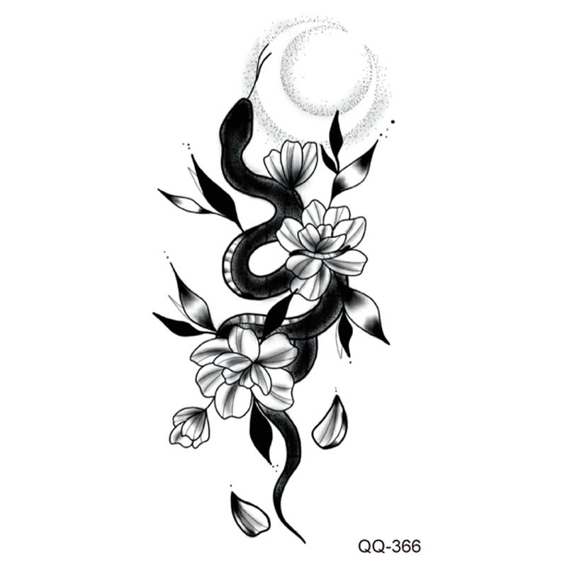 Q 361-400 Small fresh waterproof tattoo sticker set any combination_viptrois.com