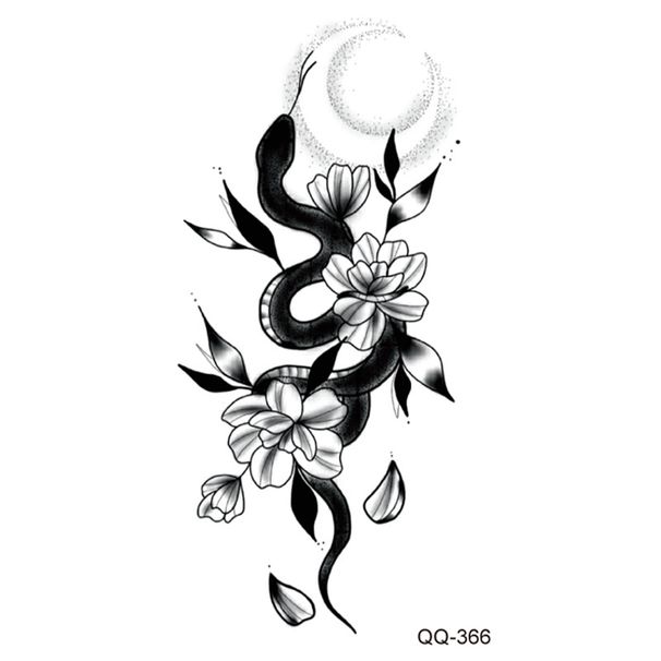 Q 361-400 Small fresh waterproof tattoo sticker set any combination_viptrois.com