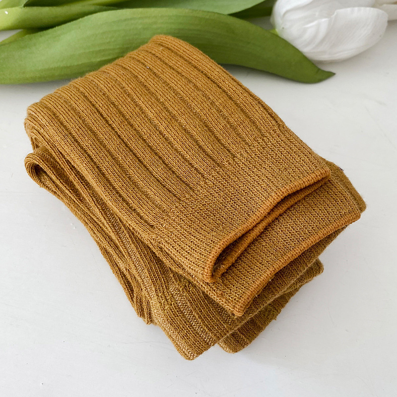 XUANMU Spring Autumn Baby Pants Newborn Girls Leggings Soild Color Cotton Ribbed Pants Kids Children Leggings 0-6 Years for Girls Boys XB011_viptrois.com