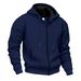 Men’s Fleece-Lined Zip-Up Hoodie – Winter Warmth & Comfort (Navy Blue/Black/Light Gray/Khaki) – Cozy Insulated, Relaxed Fit (S-XXXL)_viptrois.com