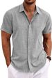 Men's Clothing Independent Station Wish Men's Shirt Short Sleeved Casual All Match Solid Color Beach Hawaiian Summer Shirt_viptrois.com