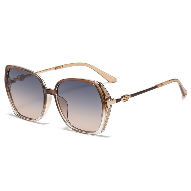 Women's Rhinestone Sunglasses – UV400 Square Frame With Geometric Design (3 Colors)_viptrois.com