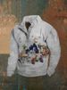 2024 Cross-Border European And American Winter Edition 3D Digital Print High Collar Half-Zip Sweatshirt For Men_viptrois.com