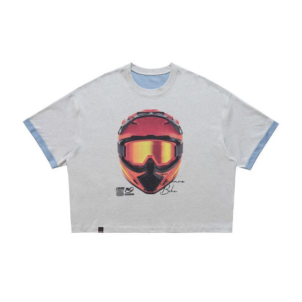 Double-sided Air-layer Short-sleeve Breathable Cool Men's Summer New Printed Portrait Half-sleeve T-shirt_viptrois.com