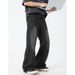 Men's Clothing Retro Washed American Flared Jeans Men's 25 Spring And Summer New Trousers Trendy Brand Loose High Street Retro Flared Pants_viptrois.com