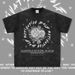 Retro flower digital printing American versatile short-sleeved T-shirt vintage heavy cotton loose trendy tops for men and women_viptrois.com
