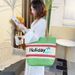 Women's Bags New Autumn And Winter Letter Embroidery Holiday Paper Straw Beach Bag Striped Contrast Woven Shoulder Bag Shopping Bag_viptrois.com