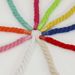 Shoelaces Source Pure Color Round Three Strand Cotton Rope 12mm Color Creative Ins Style White Shoes Suitable For Shoelaces_viptrois.com