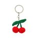 Bag Charm Cute Handmade Wool Knitted Cherry Pendant Mobile Phone Pendant Keychain Chain Car Key Bag Pendant Accessories_viptrois.com