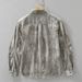 Tie Dye Trendy Long Sleeved Shirt For Men, Fashionable And Versatile, Artistic And Casual Loose Top_viptrois.com