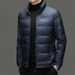 2025 New Men's Down Jacket Stand Collar Light Business Casual Tops Middle Aged And Young People High End Warm Jacket_viptrois.com