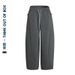 American Style Simple Deconstructed Tailored High-End Sweatpants Unisex Basic Casual Sports Wide-Leg Banana Pants_viptrois.com