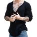 Men's Clothing Spring Autumn Pullover Knit Sweater V-neck Wool Thin Base Shirt SY0064_viptrois.com