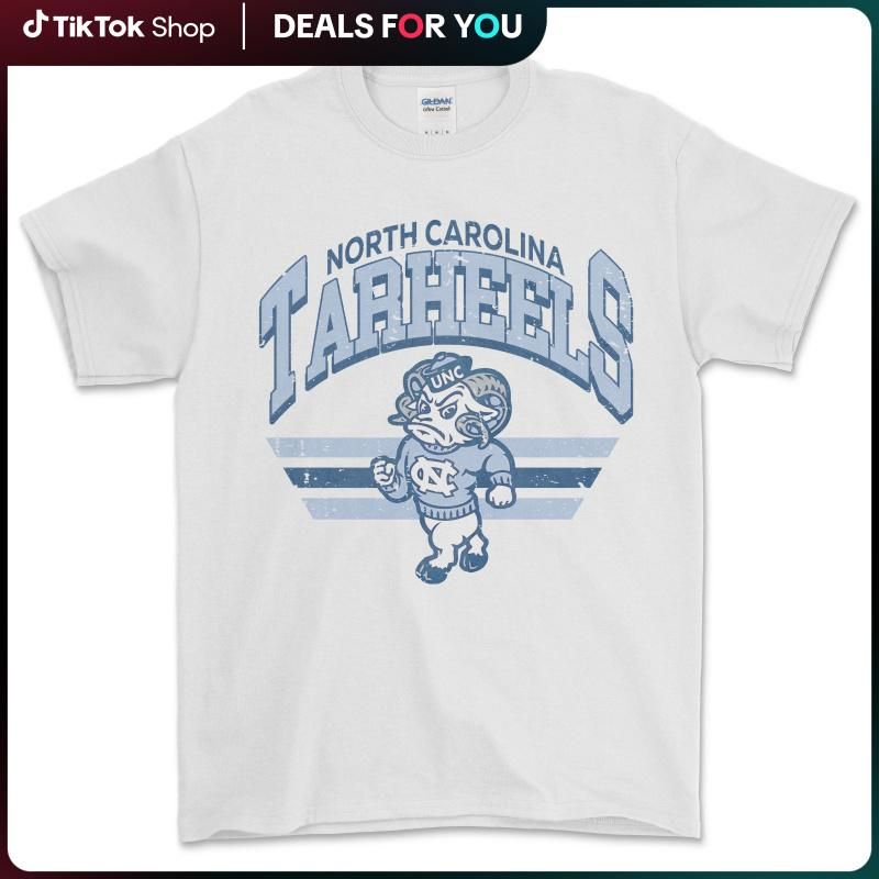 Camiseta Baloncesto North Carolina Tar Heels, Deportivas Vintage Para Hombres, Regalos De Camisetas Gráficas Divertidas_viptrois.com