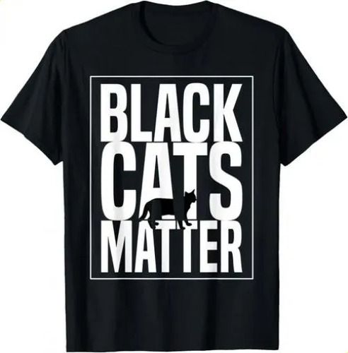 2026 T-shirtfunny Halloween-black Cats Matter Gift Unisex T-shirt_viptrois.com