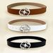Cross Border Popular Women's Belt Jeans Black Versatile Belt Women's High-end Feeling Niche Decoration New Wide Belt_viptrois.com