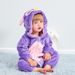 kid's clothing Spring and autumn flannel baby crawl suit baby bunny pajamas_viptrois.com