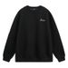 Monochrome Man- Heavyweight Texture Crew Neck Sweatshirt For Men And Women Couples Autumn Style Heavy Embroidery Color Block Loose_viptrois.com