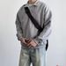 Collar Solid Color Hoodie For Men And Women, Trendy Temperament, Fashionable Design Sense, Versatile Loose Casual Top_viptrois.com