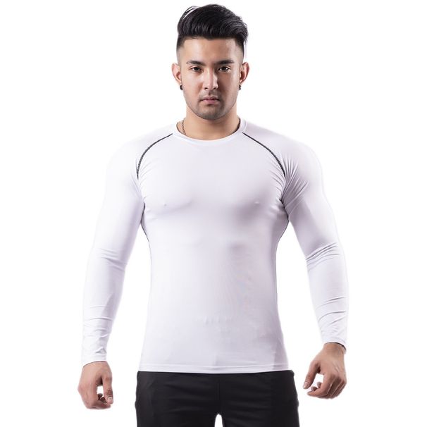 Multi Functional Fitness Suit Men's Four Season High Elasticity Breathable Quick Drying Long Sleeved Sportswear_viptrois.com