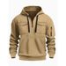 Men's Clothing Autumn And Winter Sweatshirt Casual Trend Zipper Pullover Sweatshirt Hoodie_viptrois.com