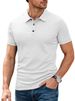 Men's Summer Cooling T-Shirt – Breathable Nylon Short Sleeve Polo, Moisture-Wicking & Uv Protection, Casual & Business Wear_viptrois.com