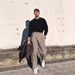 Men's Clothing High Waisted Suit Trousers Double Pleats Loose Straight Trousers Free Ironing Casual Suit Trousers_viptrois.com