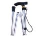 Aluminum Alloy Climbing Telescopic Folding 6 Colors Hiking Non-slip Cane Reinforced Adjustable 5-section Elderly Walking_viptrois.com