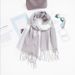 Unisex Double sided large plaid plaid scarf Women's extra thick bib cape_viptrois.com