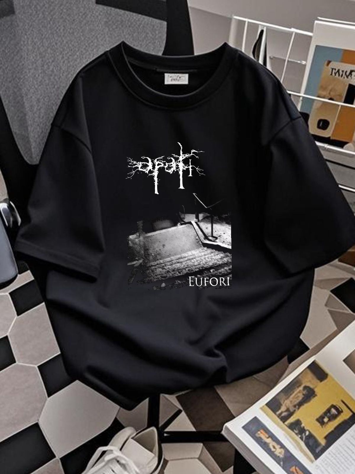 Best Match Apati Eufori Blodrött Hav Classic Premium T-Shirt Size S To 2XL Streetwear Homme Versatile Soft Breathable Stretched Summer Casual_viptrois.com