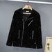 Men's Clothing Street Celebrity Same Style Sequined Men And Women Motorcycle Casual Jacket Stage Sequined Solid Color Group Performance Clothing Men_viptrois.com