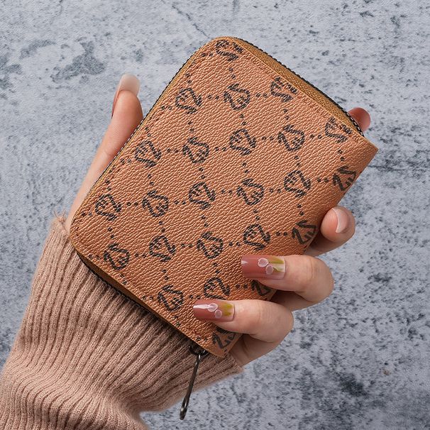 Women's Bags New Gift Large Capacity Card Holder Ladies Bus Card Holder Men's Accordion Card Holder Zipper ID Bag_viptrois.com