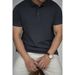 Men's Digital Print Polo Shirt – Breathable Short Sleeve Collared Shirt For Casual & Outdoor Wear (Black, White, Pinkish, Light Blue, Navy Blue)_viptrois.com