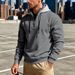 Cross-border American Heavy-duty Velvet Men's Loose Casual Light Luxury Commuter Stand-up Collar Hooded Zipper Long-sleeved Sweater_viptrois.com