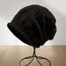 Women's Hats Autumn And Winter Wool Hat With Curled Brim Knitted Cap And Cold Hat For Women, Single Layer Thin Pile Hat To Make Your Face Look Smaller_viptrois.com
