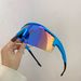 KAMMPT Übergroße Sport-Sonnenbrille Für Herren, 2024, Neu In Punk-Spiegel, Outdoor-Skibrille, Trendige, Umwickelte, Runde Anti-UV-Reitbrille_viptrois.com