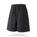 Men's Clothing Summer Men's Solid Color Five-Point Pants Loose Fit Thin Straight Leg Casual Outdoor Beach Fashionable Plus Size_viptrois.com