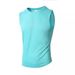 Men's Clothing Summer Knitted Mesh Fitness Sports Slim Vest Men's I Shaped Wide Shoulder Vest_viptrois.com