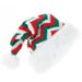 Christmas snowflake knitted plush Christmas hat Adult Christmas hat decorated knitted hat_viptrois.com