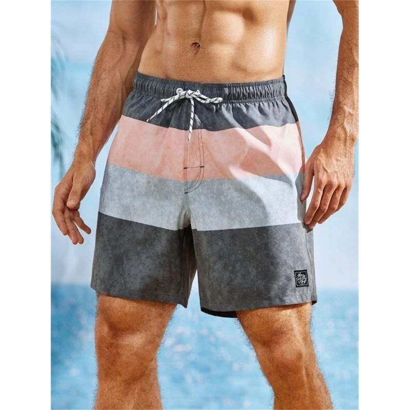 Men's Clothing Shorts Swim Men Summer New 3D Printed Quick Dry Beach Swim Shorts Men Street Casual Pants_viptrois.com