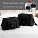 Large Capacity Clothing Luggage Can Be Used As Trolley Short Trip Travel Storage Bag Crossbody Shoulder Handbag_viptrois.com