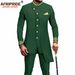 Men's Clothing African National Print Men Slim Fashion Two-piece Set_viptrois.com