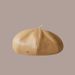 Korean Version Simple Fashion Letter Beret For Women, Face Slimming, Spring And Autumn New Versatile Artist Hat_viptrois.com