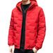 Cotton-padded Men's Autumn Men's Hooded Youth Korean Version Of Casual Men's Cotton-padded Jacket Men's Cotton-padded Clothes_viptrois.com